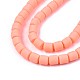 Polymer Clay Bead Strands CLAY-T001-C59-3
