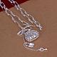 Popular Silver Plated Brass Box Chain Necklaces NJEW-BB12685-3