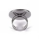201 Stainless Steel Cuff Pad Ring Settings STAS-S080-040G-P-4