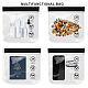 EVAトップシール漏れ防止TSA承認のトイレタリーバッグ  ポータブル旅行ジッパー化粧品ポーチ男性女性のための  透明  20x20x0.3cm AJEW-WH0348-52-6