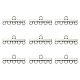 Tibetischen Stil Legierung Kronleuchter Komponenten Verbinder TIBE-YW0001-50-2