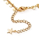 Brass Curb Chains Bracelet Makings AJEW-JB00881-3