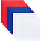 BENECREAT 30 Pieces 3 Colors Independence Day Theme Felt Fabric Sheets DIY-BC0004-38-1