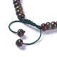 Adjustable Nylon Cord Braided Bead Bracelets BJEW-F369-B03-3