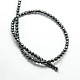 Non-magnetic Synthetic Hematite Round Beads Strands G-F161-49B-2