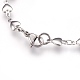 304 Stainless Steel Link Bracelets BJEW-G596-06P-A-3