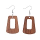 Wood Dangle Earrings EJEW-JE04009-03-1
