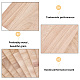 Tablas para romper madera rectangulares WOOD-WH0131-02A-4