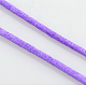 Cordons fil de nylon tressé rond de fabrication de noeuds chinois de macrame rattail NWIR-O001-05-2