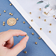 PandaHall 150pcs 6mm Gold Plated Brass Beads Long-Lasting Plated Round Round Ball Smooth Beads for Necklace KK-PH0036-68G-6