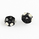 Flat Round Plastic Grade A Rhinestone Bead Spacers KY-S001-02-1