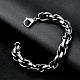 Rock Style 316L Stainless Steel Rope Chain Bracelet for Men BJEW-BB03781-2