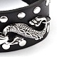 Dragon Leather Cord Snap Bracelets BJEW-D352-01-3