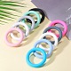 9Pcs Ring Food Grade Eco-Friendly Silicone Beads JX895F-5