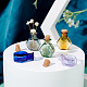 PH Pandahall 8 Stück farbige Mini-Glasflaschen AJEW-PH0018-02-4