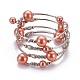 Bracelets de perles de verre BJEW-MSMC002-29-2