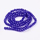 Faceted Solid Color Glass Rondelle Bead Strands GLAA-Q044-4mm-22-2