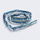 Electroplated Non-magnetic Synthetic Hematite Bead Strand G-E495-14-2