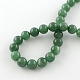 Round Natural Green Aventurine Beads Strands G-R331-8mm-01-2