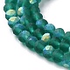 Imitation Jade Glass Beads Strands EGLA-A034-T2mm-MB18-4