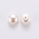 Perle di perle d'acqua dolce coltivate naturali di grado aaa PEAR-N020-01A-4