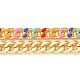 Handmade Brass Curb Chains CHC-I035-01G-11-2