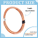 BENECREAT 39 Ft Flat Copper Wire CWIR-WH0007-09A-2