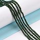 Synthetic Green Goldstone Beads Strands G-E591-07A-2