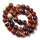 Brins de perles de jaspe en peau de serpent rouge naturel G-H298-A02-04-3