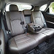 Superfindings 1 set imitation cuir siège de voiture régulateur de ceinture de sécurité de voiture AJEW-FH0001-86-7