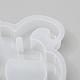 Stampi in silicone per ciondolo halloween fai da te jack-o-lantern DIY-P006-54-4