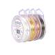 BENECREAT 2 Rolls 20-Gauge Tarnish Resistant Silver/Gold Coil Wire CWIR-BC0002-02-5