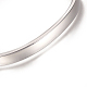 Bracelets de manchette en 304 acier inoxydable STAS-I110-10-4mm-P-3