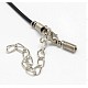 Black Rubber Necklace Cord Making RCOR-D002-A-2