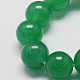Chapelets de perles de jade naturel G-R165-12mm-14-1