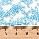 Perles de rocaille en verre lustré de couleurs transparentes SEED-S042-20B-05-4