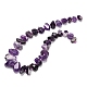 Natürlichen Amethyst absolvierte Perlen Stränge&nbsp;G-L642-D02-01-2