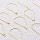 Benecreat 30 Stück 18 Karat vergoldete Tropfenform Perlen Creolen für Valentinstag KK-BC0003-72G-6