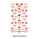 Valentinstag 5d liebe nail art sticker decals MRMJ-R109-Z-D4376-2