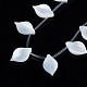 Natürlichen weißen Muschelperlen Stränge SSHEL-S278-119-3