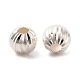 925 perles intercalaires rondes ondulées en argent sterling STER-K178-01A-S-1