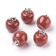 Colgantes de jaspe rojo naturales G-E513-A05-2