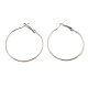 Accessoires de boucle d'oreille huggie hoop en fer IFIN-E025-01D-P-1