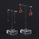 T Bar Acrylic Earring Display Stand EDIS-F005-12-4
