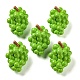 Cabujones decodificados de resina opaca de frutas RESI-H156-01-01-1