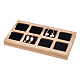 Tablero de exhibición de aretes de madera de 8 cuadrícula EDIS-WH0016-010B-1