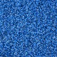 11/0グレードの透明なガラスシードビーズ  内側の色  ドジャーブルー  2.3x1.5mm  穴：1mm  約5300個/50g X-SEED-N001-D-216-2