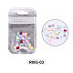 Cabujones de rhinestone de vidrio de 30 colores MRMJ-R091-03-2
