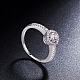 Shegrace 925 anillo de dedo de plata esterlina JR517A-3