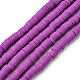 Handmade Polymer Clay Beads Strands CLAY-R089-8mm-Q061-1